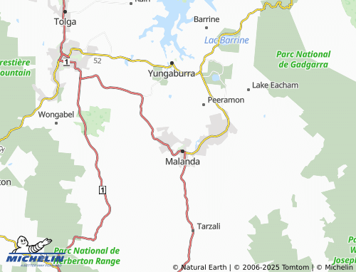 MICHELIN Kureen map - ViaMichelin