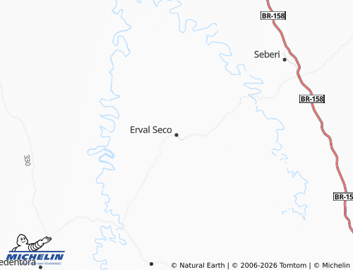 Mapa MICHELIN Erval Seco - ViaMichelin