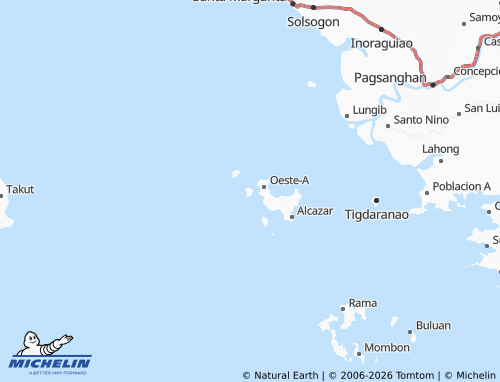 MICHELIN Libucan Gote map - ViaMichelin