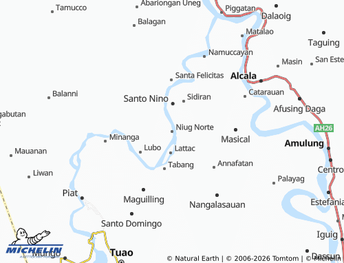 MICHELIN Niug Norte map - ViaMichelin