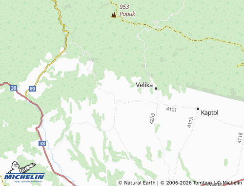 Mapa MICHELIN Stražeman - ViaMichelin