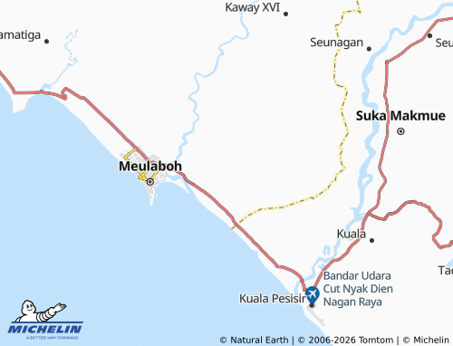 MICHELIN Ranto Panyang Timur map - ViaMichelin