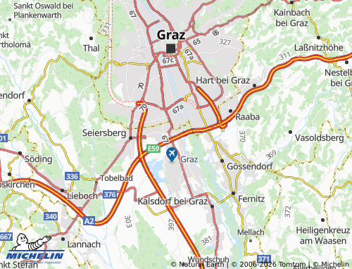 MICHELIN Feldkirchen bei Graz map - ViaMichelin