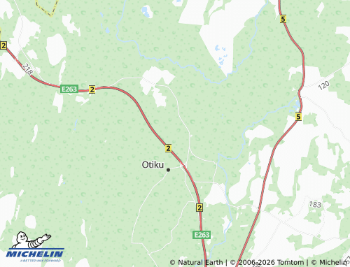 MICHELIN-Landkarte Ojaküla - ViaMichelin