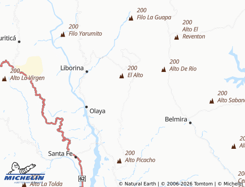 Carte MICHELIN El Chapón - ViaMichelin