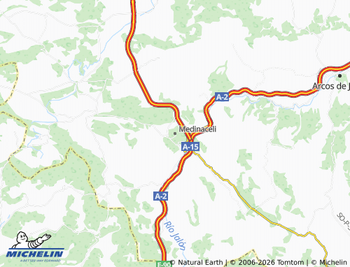 MICHELIN Medinaceli map - ViaMichelin