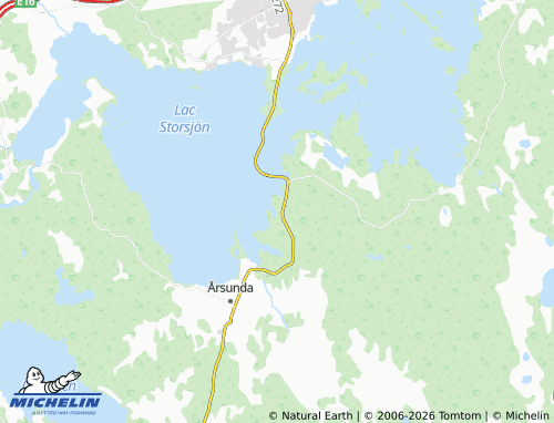 Carte MICHELIN Ursabodarna - ViaMichelin