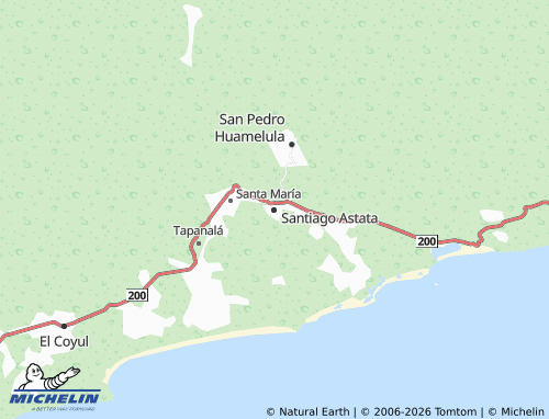 Mappa MICHELIN Santiago Astata - ViaMichelin