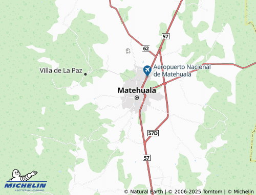MICHELIN Infonavit Bustamante II map - ViaMichelin