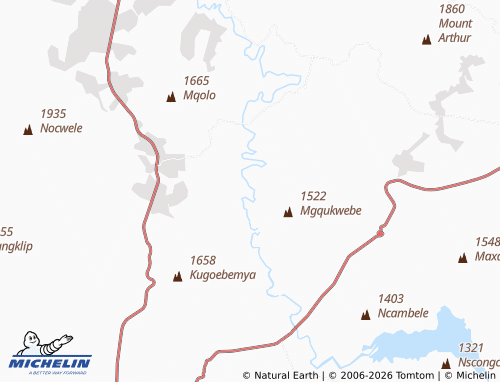 MICHELIN-Landkarte Potyi - ViaMichelin