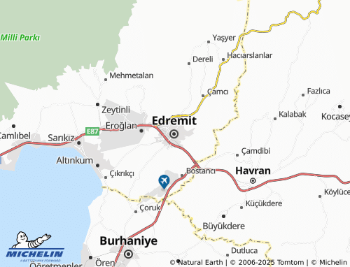 MICHELIN-Landkarte Gazi İlyas - ViaMichelin