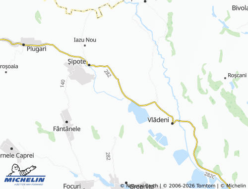 MICHELIN Hălceni map - ViaMichelin