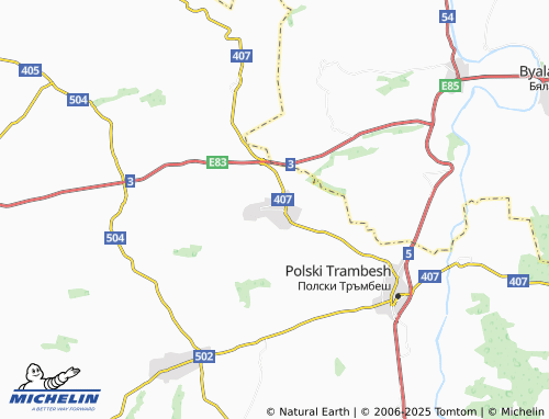 MICHELIN Strahilovo map - ViaMichelin