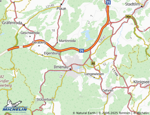 Mapa MICHELIN Unterpörlitz - ViaMichelin