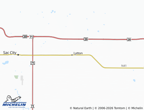 Mappa MICHELIN Lytton - ViaMichelin