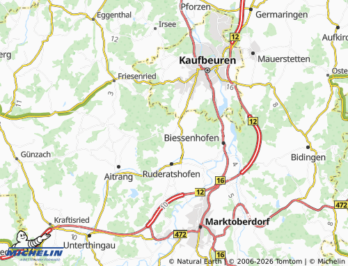 MICHELIN Apfeltrang map - ViaMichelin