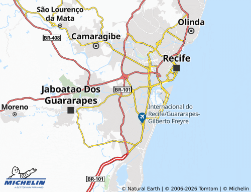 MICHELIN Barro map - ViaMichelin