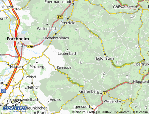 MICHELIN-Landkarte Ortspitz - ViaMichelin