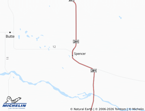 Mappa MICHELIN Spencer - ViaMichelin