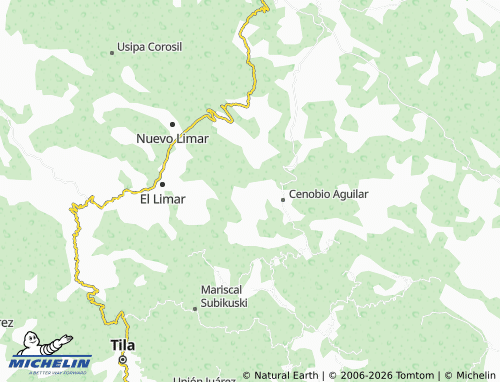 Mappa MICHELIN Ranchería Nuevo Berlín - ViaMichelin