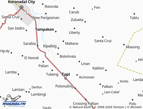 MICHELIN Cebuano map - ViaMichelin