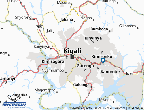 Mapa MICHELIN Kabasengerezi - ViaMichelin