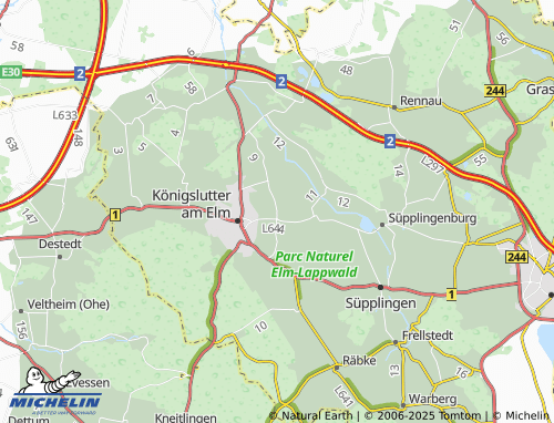 Carte MICHELIN Rottorf - ViaMichelin