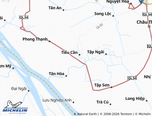 Mapa MICHELIN Phú Cần - ViaMichelin