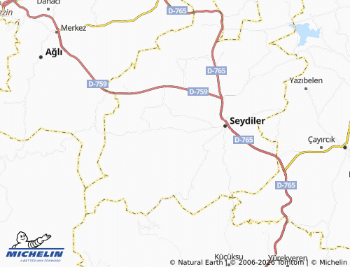 MICHELIN Ayvatlar map - ViaMichelin