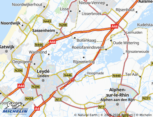 MICHELIN Oud Ade map - ViaMichelin