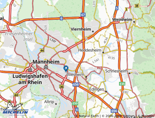 Mapa MICHELIN Wallstadt - ViaMichelin