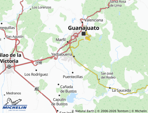Mappa MICHELIN Yerbabuena - ViaMichelin