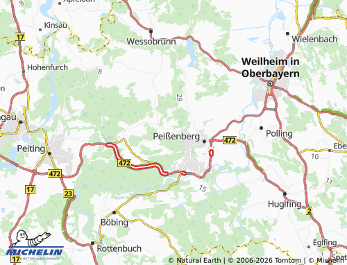 MICHELIN Strallen map - ViaMichelin