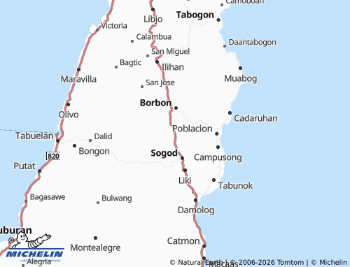 MICHELIN Clavera map - ViaMichelin