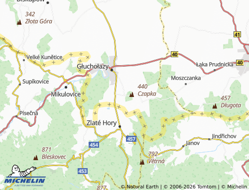 Carte MICHELIN Konradów - ViaMichelin