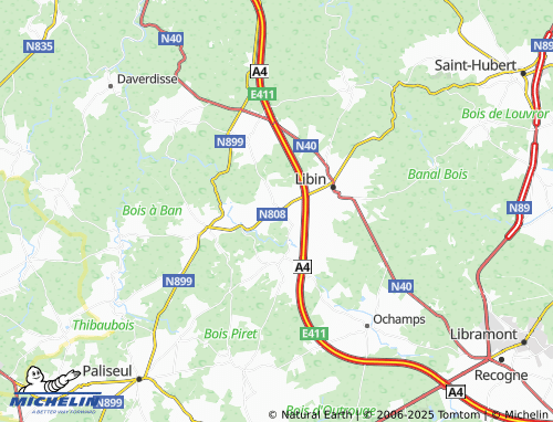 MICHELIN Villance map - ViaMichelin