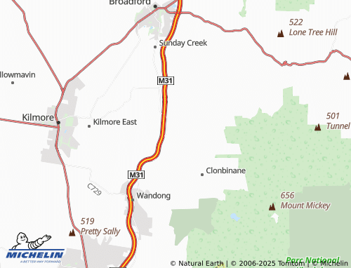 MICHELIN Waterford Park map - ViaMichelin