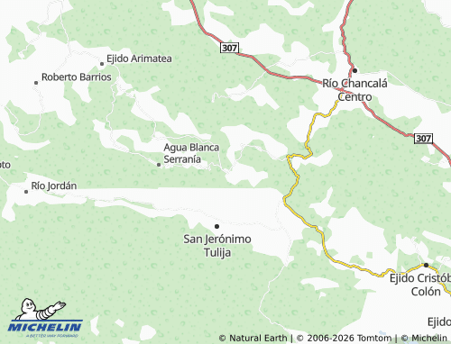 MICHELIN Poblado Nuevo Mérida map - ViaMichelin