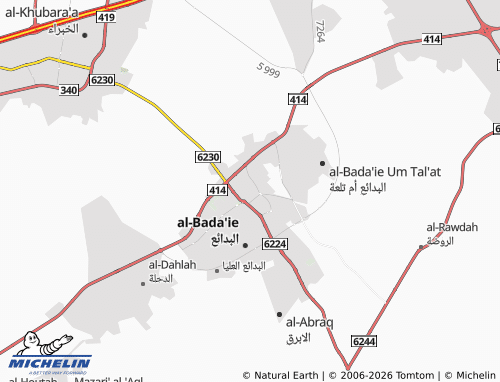 MICHELIN-Landkarte al-Basateen - ViaMichelin