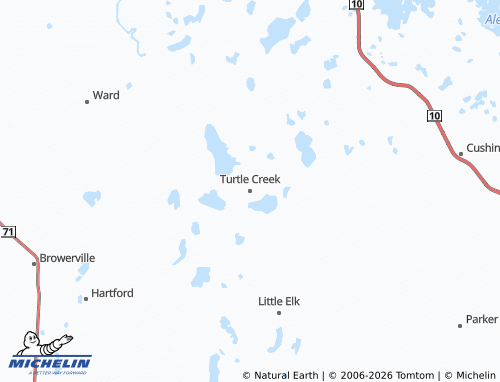 Mappa MICHELIN Turtle Creek - ViaMichelin