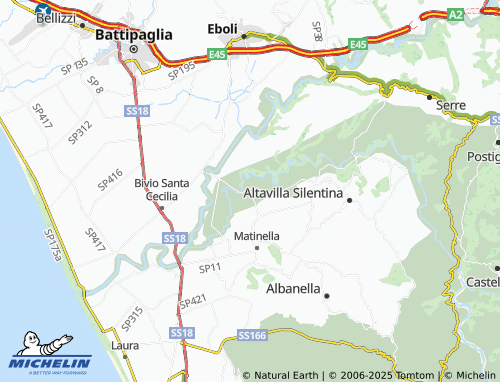 Carte MICHELIN Borgo Carillia - ViaMichelin