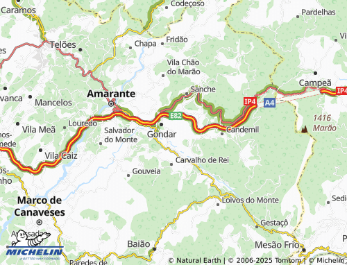 MICHELIN Vilela map - ViaMichelin