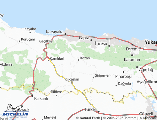 Mappa MICHELIN Kozan - ViaMichelin