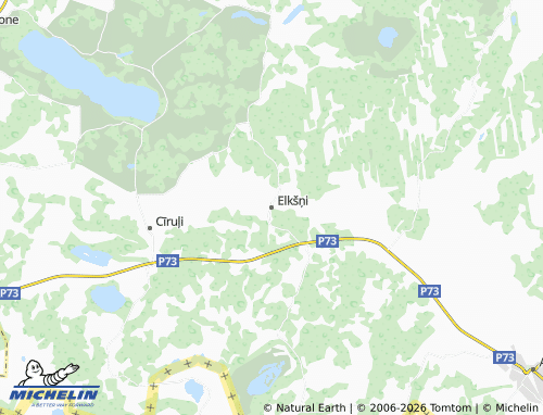 Mapa MICHELIN Elkšņi - ViaMichelin