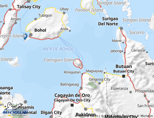 MICHELIN Camiguin map - ViaMichelin