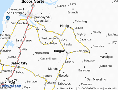 MICHELIN Capasan map - ViaMichelin