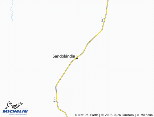 MICHELIN Sandolândia map - ViaMichelin