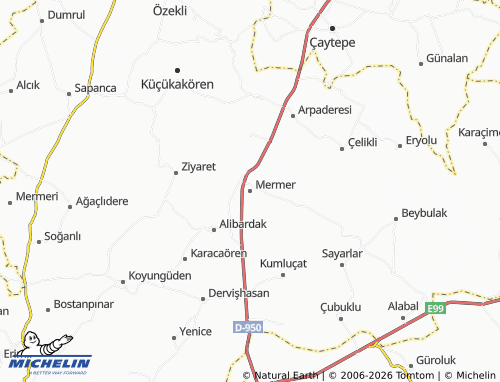 MICHELIN Mermer map - ViaMichelin