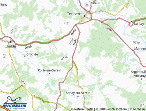 Mappa MICHELIN Yrouerre - ViaMichelin