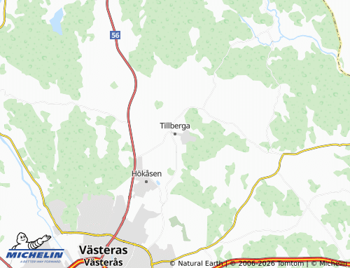 Mappa MICHELIN Tillberga - ViaMichelin